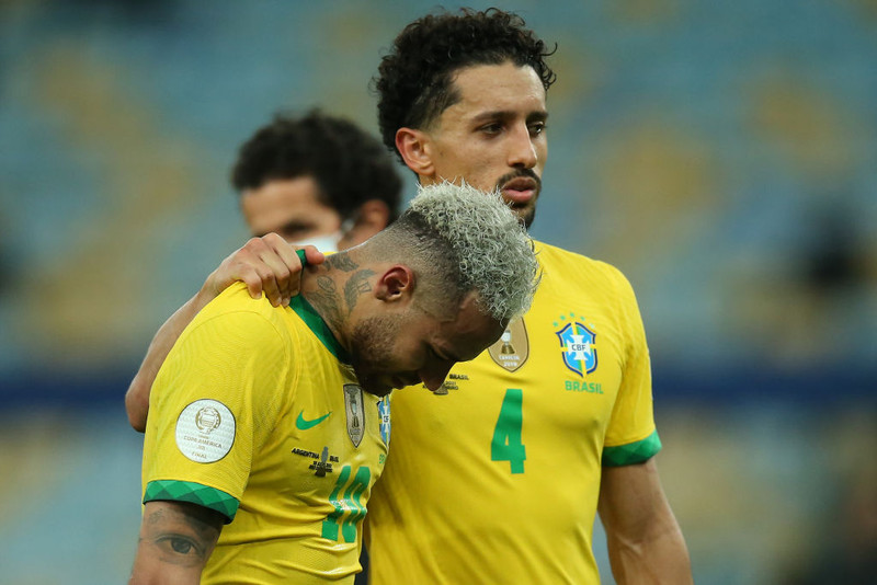 Myndir: Neymar grét eftir tap Brasilíu