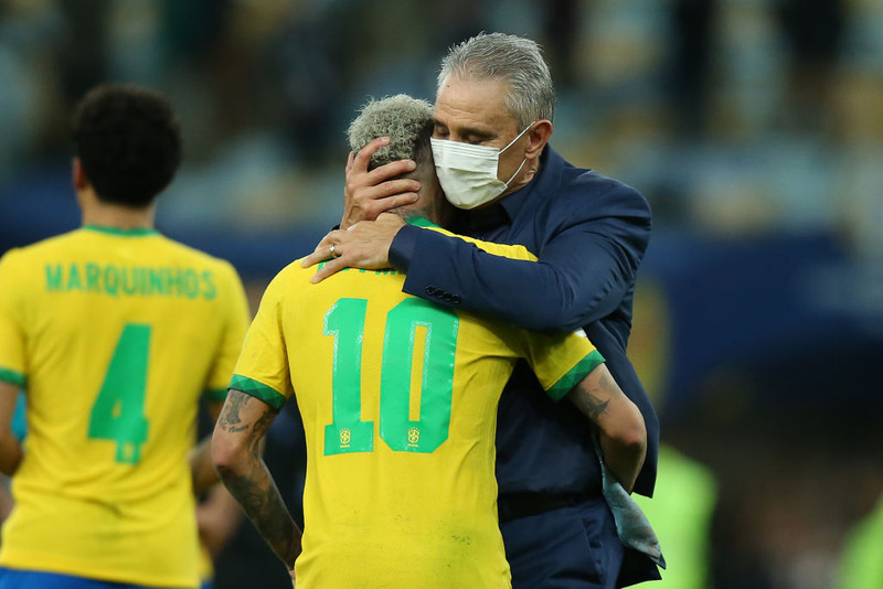 Myndir: Neymar grét eftir tap Brasilíu