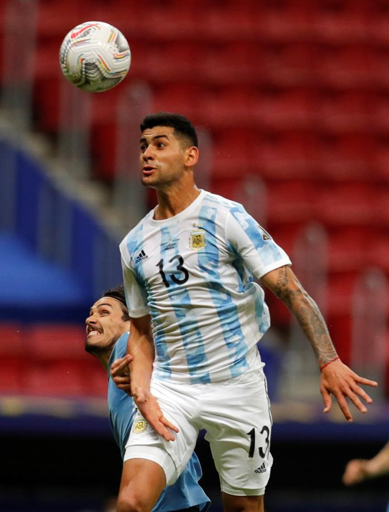 Cristian Romero er orðaður við Tottenham.
