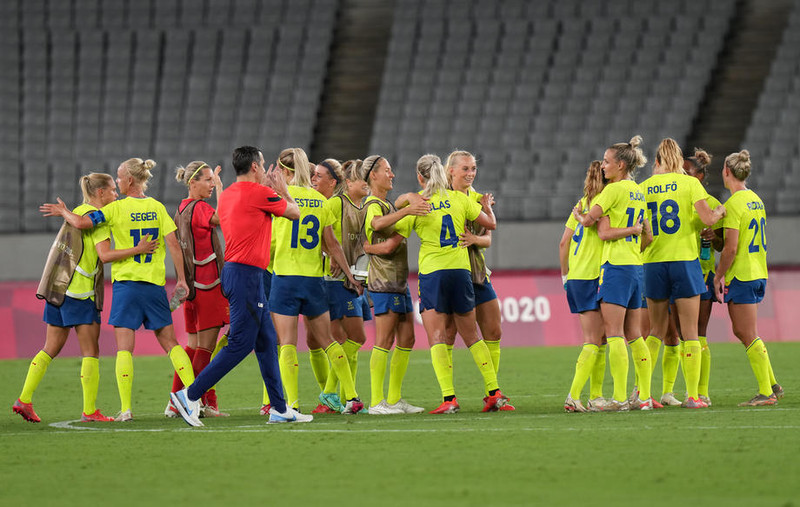 Bættu áhorfendametið í Svíþjóð í sigri gegn Brasilíu