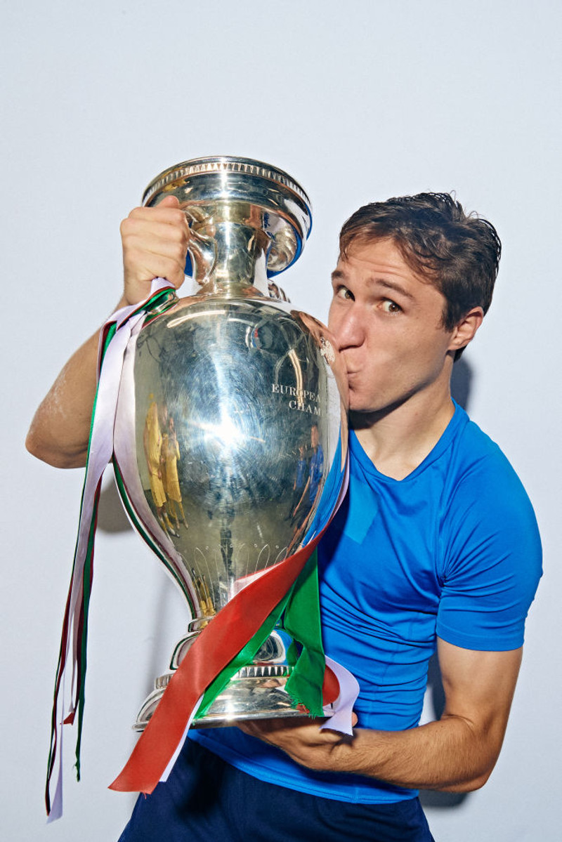 Federico Chiesa varð Evrrópumeistari með ítalska landsliðinu.