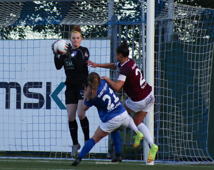 Varði mark Stjörnunnar seinni hluta tímabilsins 2021.