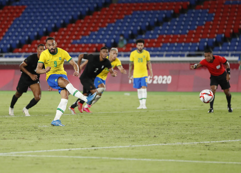 Matheus Cunha var hetja Brasilíumanna gegn Egyptalandi