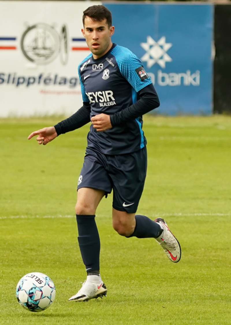 Nacho Heras í leik með Keflavík