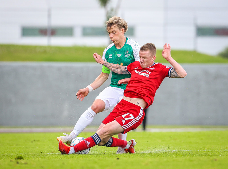 Myndaveisla: Aberdeen vann fyrri leikinn gegn Breiðabliki