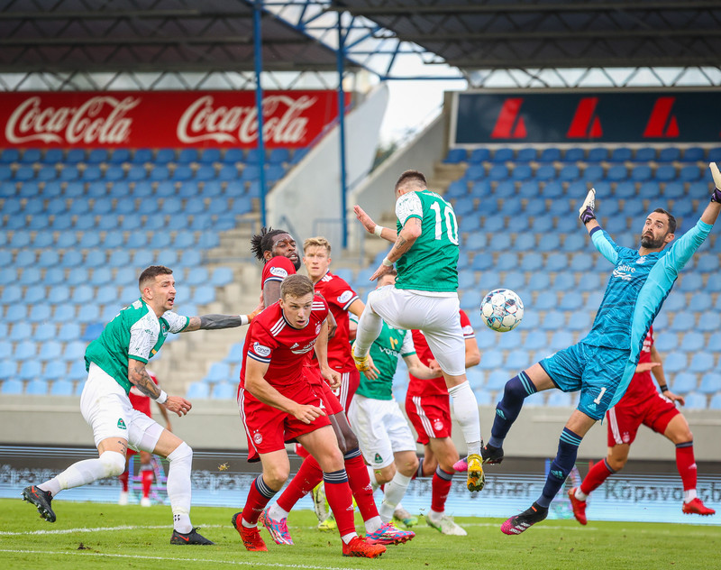 Myndaveisla: Aberdeen vann fyrri leikinn gegn Breiðabliki