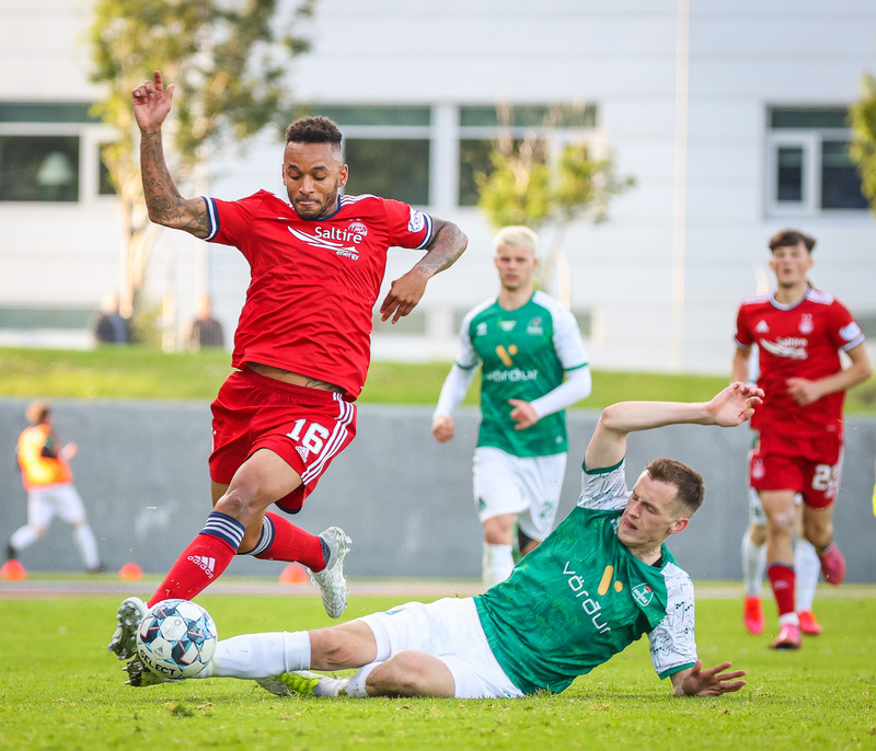 Myndaveisla: Aberdeen vann fyrri leikinn gegn Breiðabliki