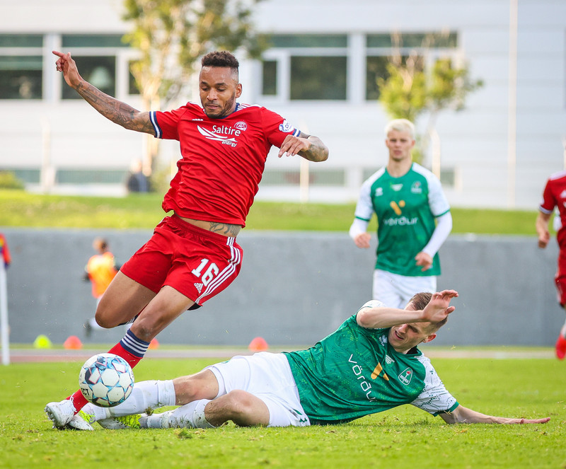 Myndaveisla: Aberdeen vann fyrri leikinn gegn Breiðabliki