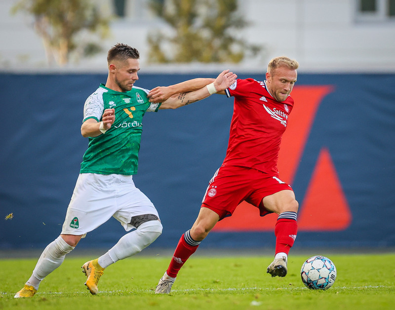 Myndaveisla: Aberdeen vann fyrri leikinn gegn Breiðabliki