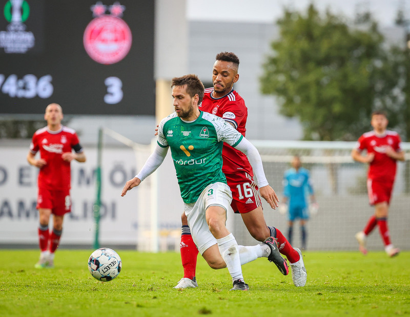 Myndaveisla: Aberdeen vann fyrri leikinn gegn Breiðabliki