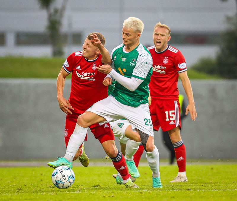 Myndaveisla: Aberdeen vann fyrri leikinn gegn Breiðabliki
