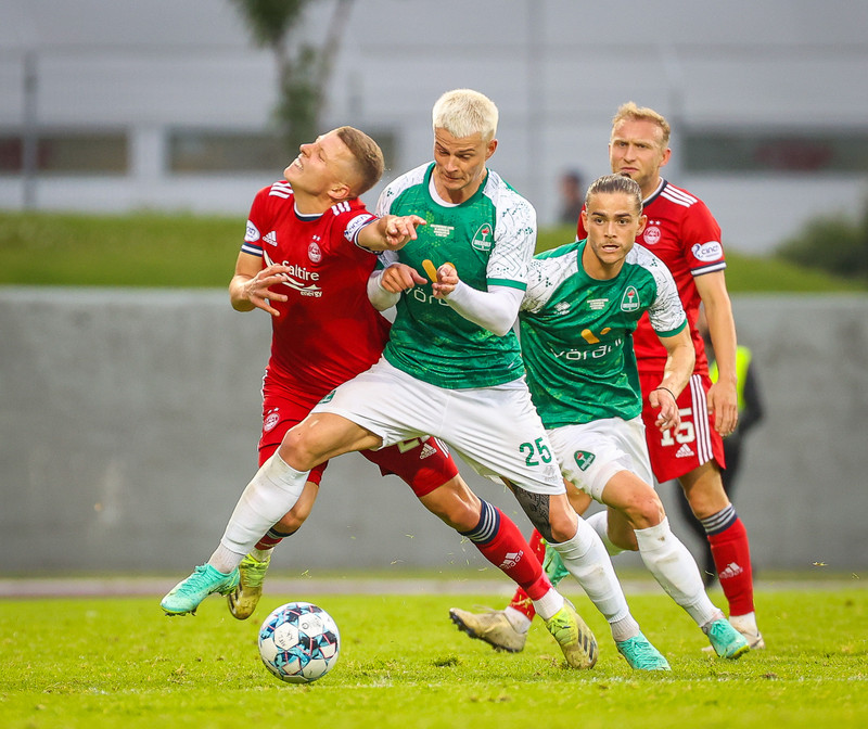Myndaveisla: Aberdeen vann fyrri leikinn gegn Breiðabliki