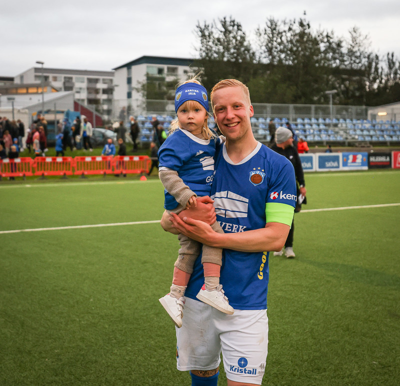 Hlynur Atli er fyrirliði Fram.