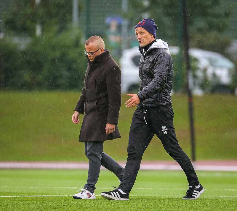 Andri Már Eggertsson og Arnar Grétarsson.