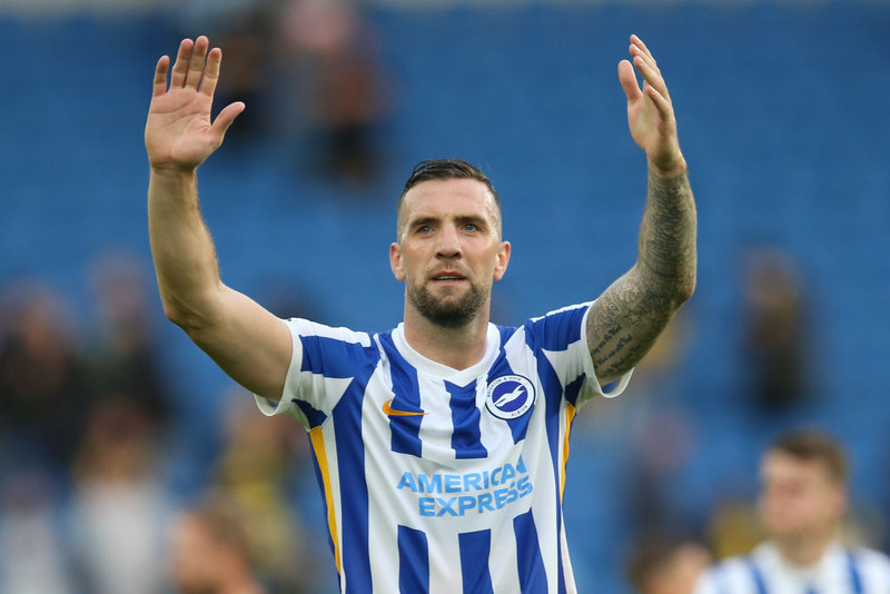 Shane Duffy og félagar í Brighton fara vel af stað.