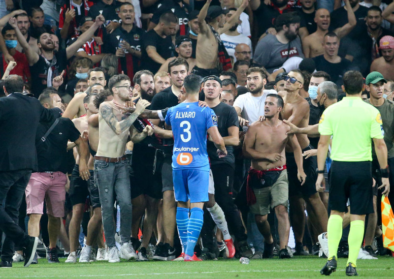 Stuðningsmenn Marseille eru blóðheitir.