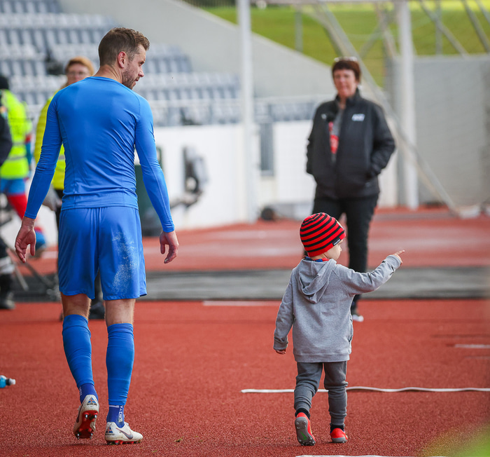 Einn reyndur Víkingur með einum óreyndari.