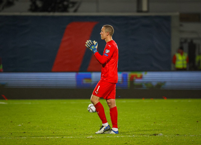Hannes Þór lék kveðjuleik sinn í gær.