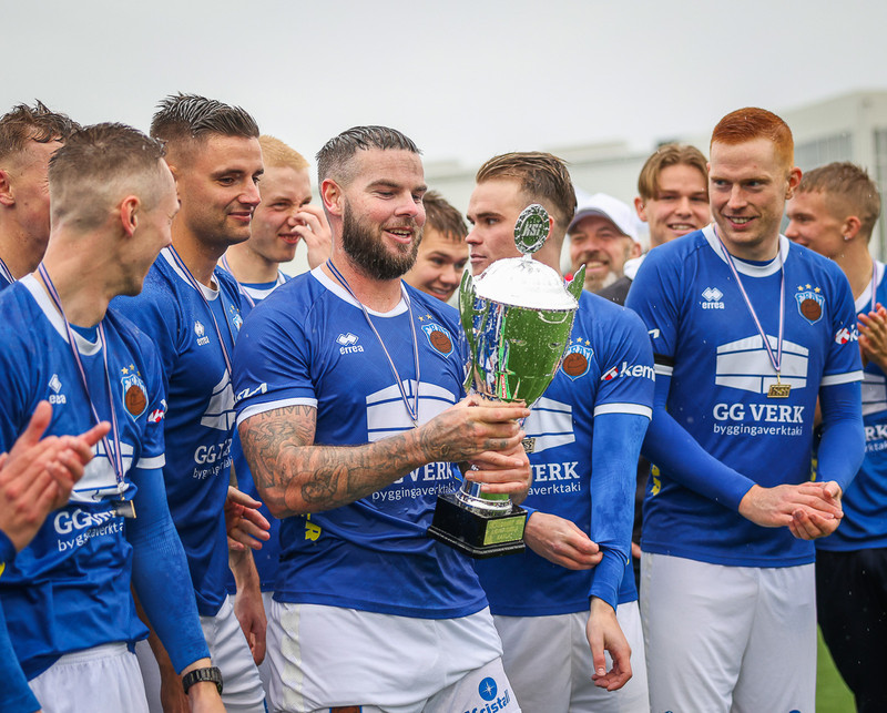 Danny Guthrie tók slaginn með Fram í fyrra.