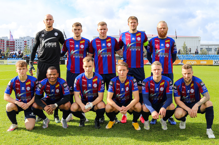 Liðsmynd fyrir síðasta heimaleikinn