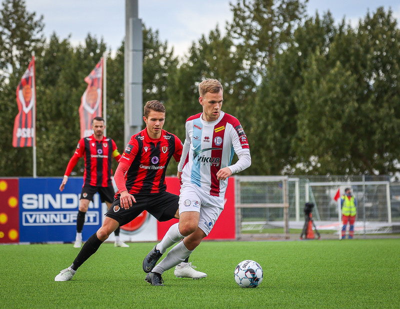 Myndaveisla: Stuð í stúkunni þegar Víkingur varð Íslandsmeistari