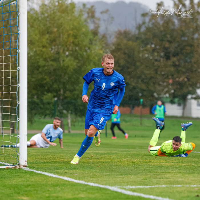 Mark skorað með U19 landsliðinu