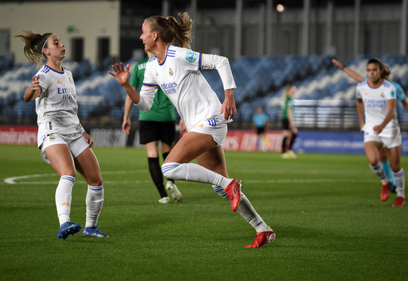 Caroline Möller gerði þrennu gegn Blikum