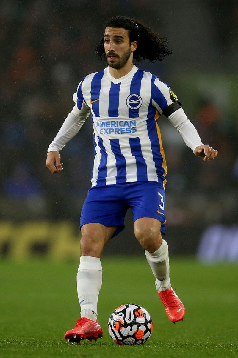 Leikmaður tímabilsins hjá Brighton er Spánverjinn Marc Cucurella.