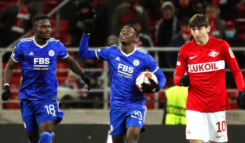 Daka skoraði fernu gegn Spartak Moskvu.