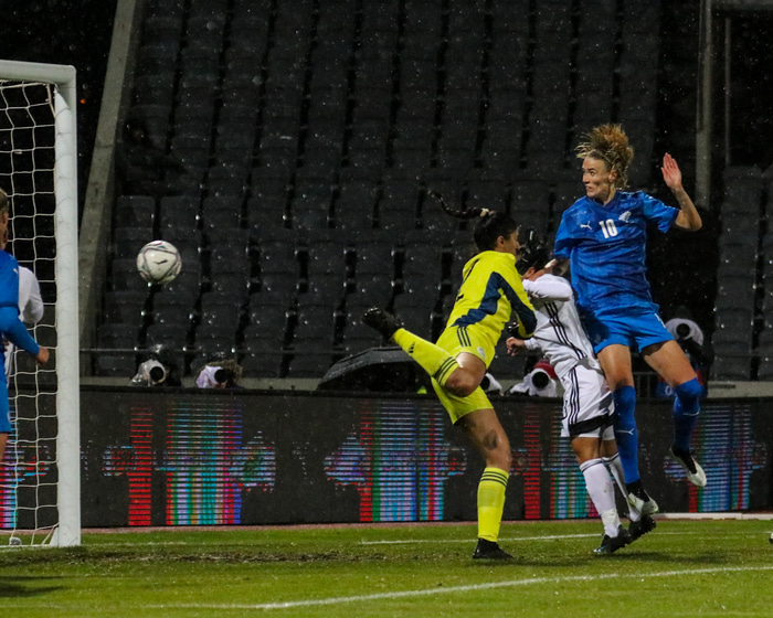 Dagný átti flottan leik.