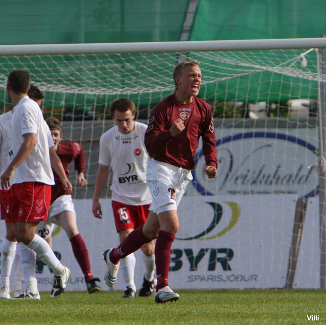 Guðmundur Þórarinsson, efnilegastur í 1.deildinni í ár.