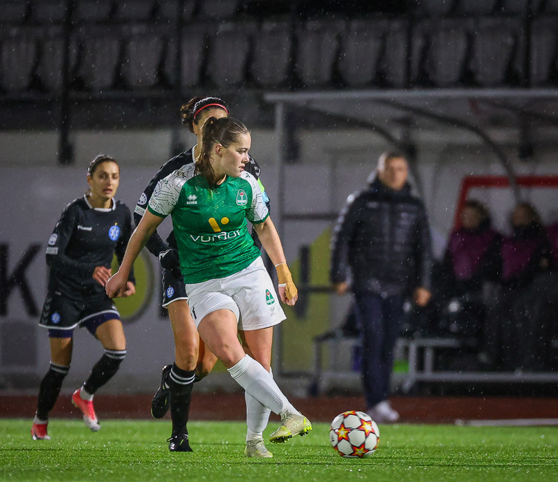 Hildur Antonsdóttir skoraði tvö mörk í kvöld.