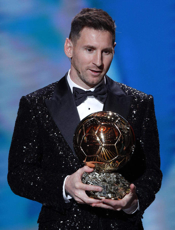 Lionel Messi vann sjöunda gullknött sinn á dögunum