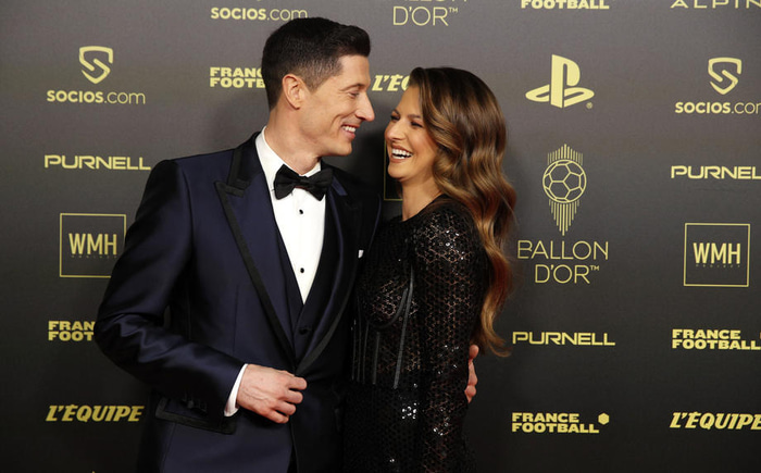 Robert Lewandowski og eiginkona hans, Anna Lewandowski.