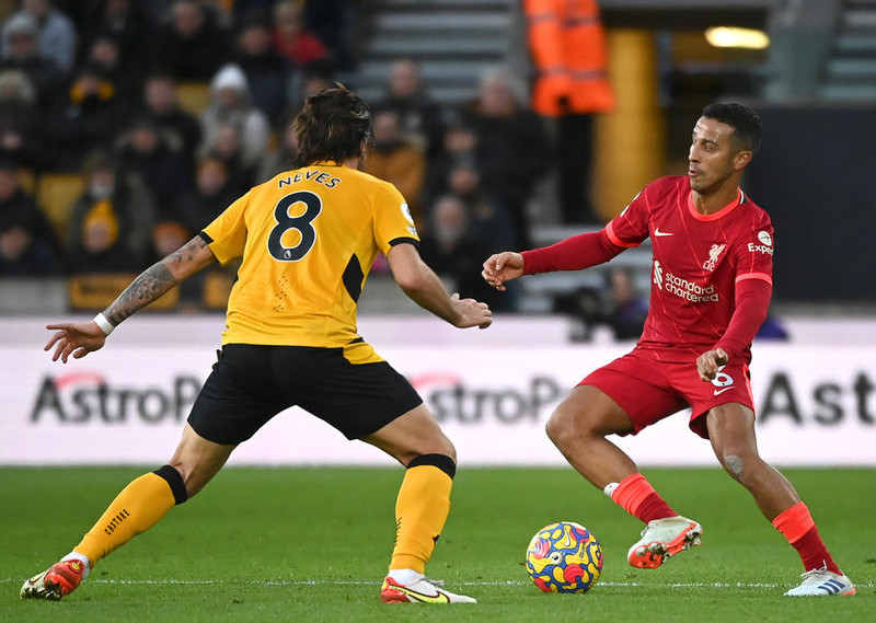 Thiago í leiknum gegn Wolves
