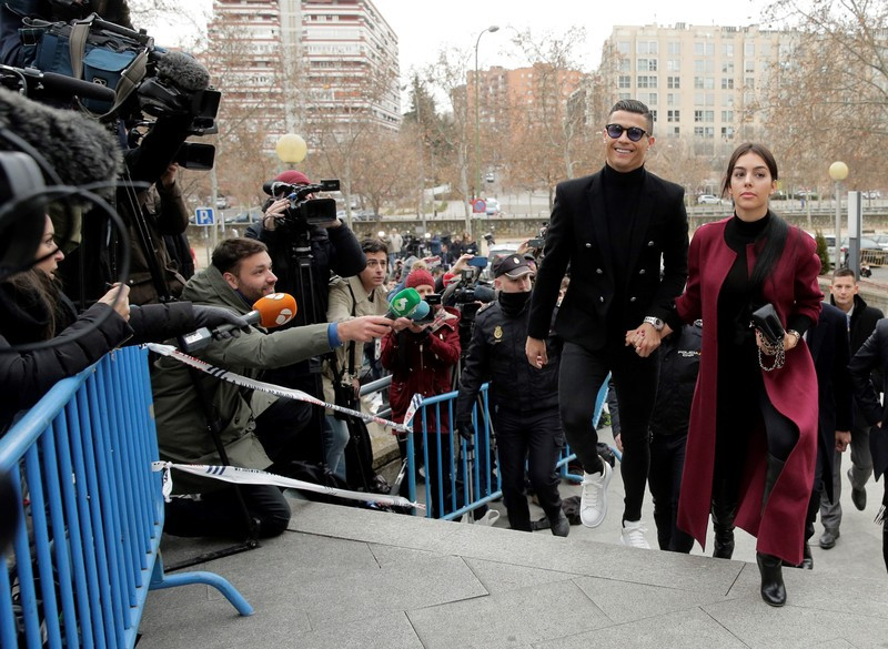 Ronaldo og Georgina eru hjón.