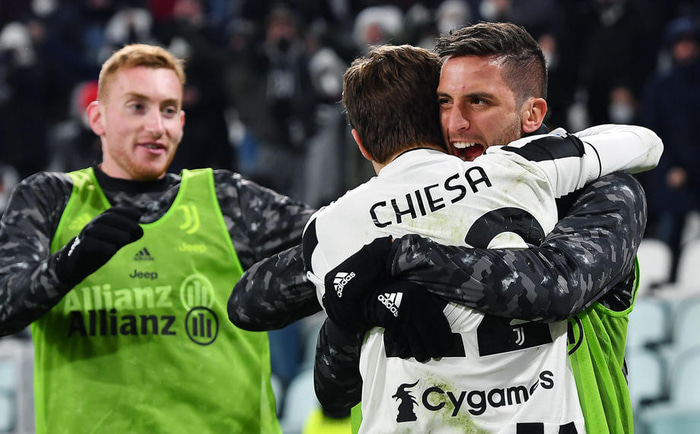 Federico Chiesa jafnaði metin í síðari hálfleik