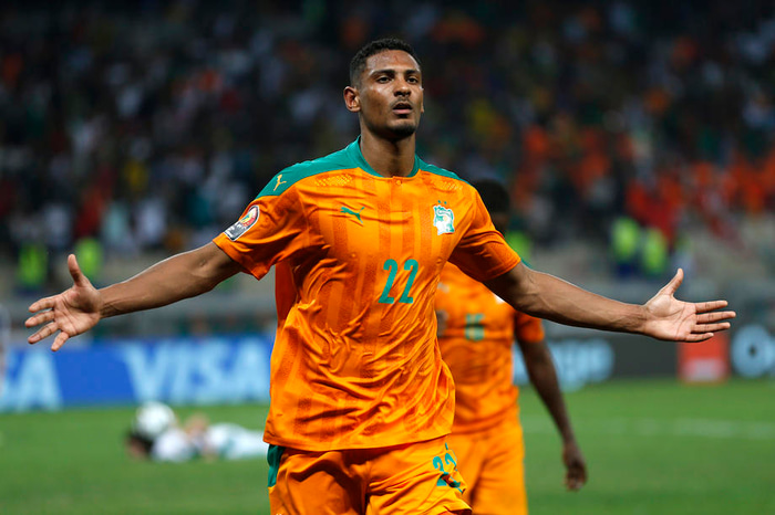 Sebastien Haller, leikmaður Fílabeinsstrandarinnar.