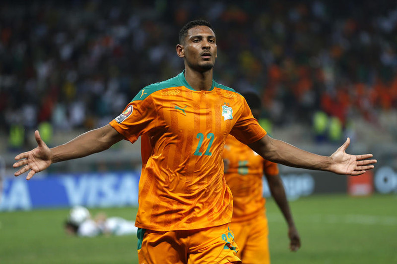 Sebastien Haller, leikmaður Fílabeinsstrandarinnar.