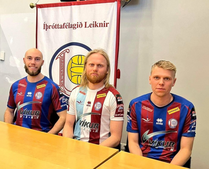 Mikkel Dahl, Brynjar Hlöðversson og Mikkel Jakobsen.