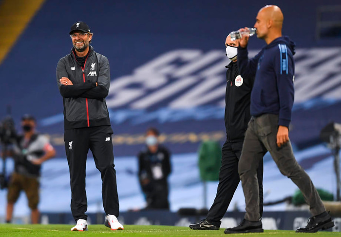 Jurgen Klopp og Pep Guardiola.