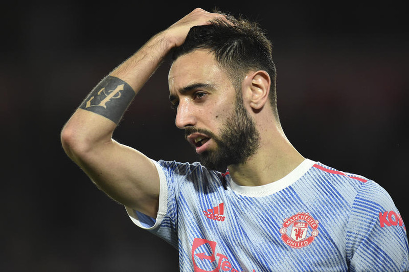 Bruno Fernandes náði sér aldrei á strik.