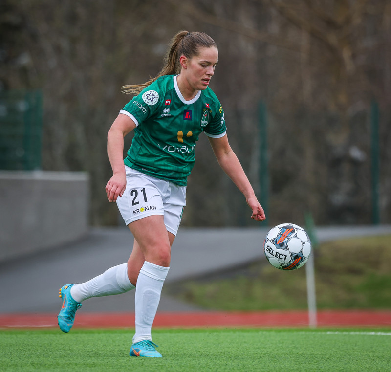 Hildur Antonsdóttir skoraði tvö fyrir Blika og hjálpaði liðinu að tryggja farseðilinn í undanúrslit bikarsins