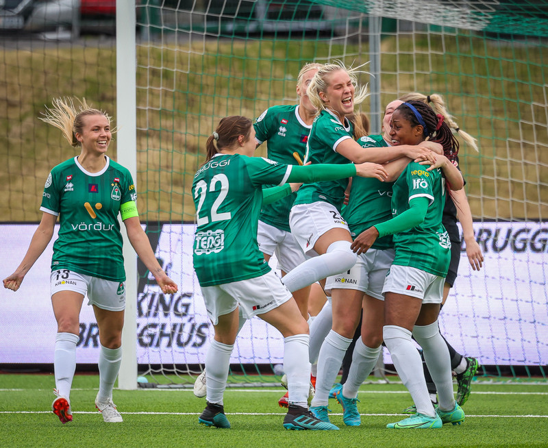 Myndaveisla: Breiðablik vann Þór/KA í fyrsta leik