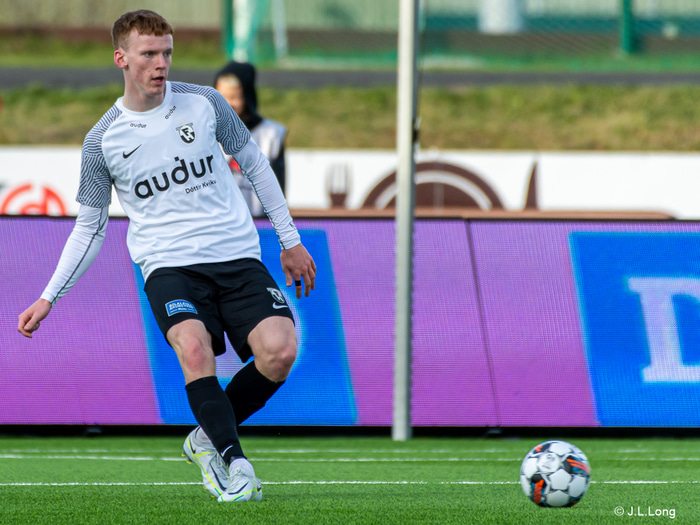 Logi Hrafn Róbertsson í leik með FH í sumar