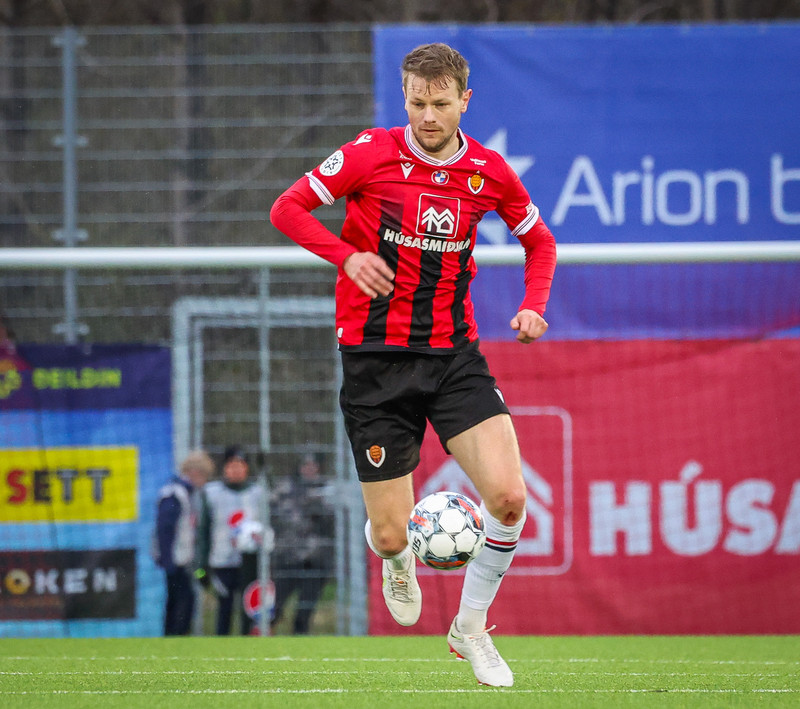 Halldór Smári skoraði eitt í 6-1 sigri Víkinga í kvöld.