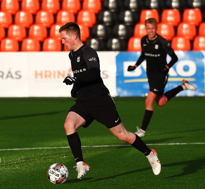 Oddur Ingi BJarnason í leik með KV í sumar