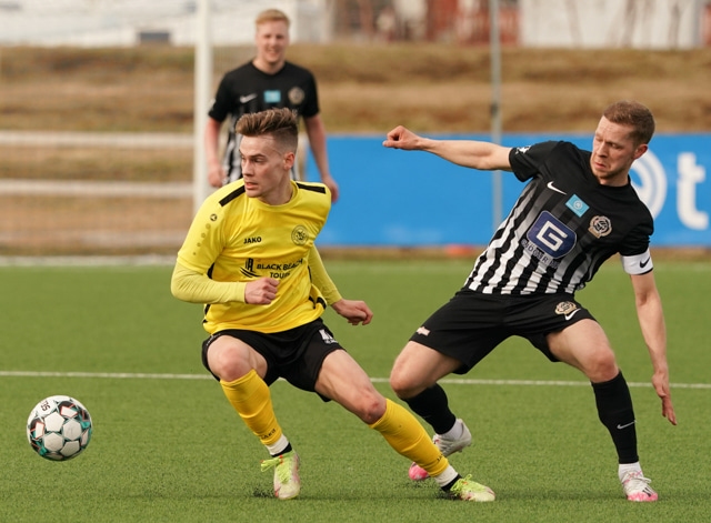 Águst Karel skoraði sigurmarkið á 93.mínútu