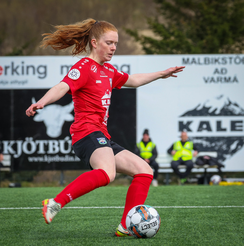 Myndaveisla: Þór/KA sótti þrjú stig í Mosfellsbæinn