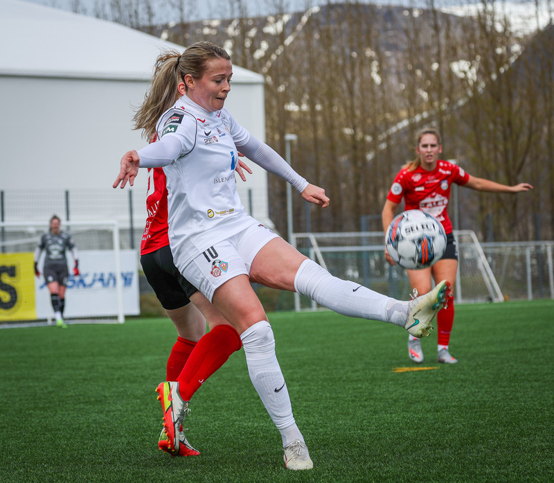 Myndaveisla: Þór/KA sótti þrjú stig í Mosfellsbæinn